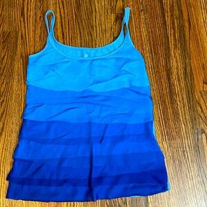 New York and company XS blue ombré tank